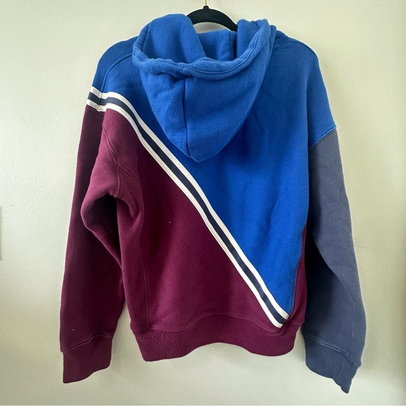 Champion Color Block Pullover Hooded Sweatshirt Women's Large - Picture 2 of 12